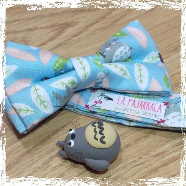 Fans de Totoro, esta es vuestra pajarita! - Pajaritas Personalizadas La Pajarraca