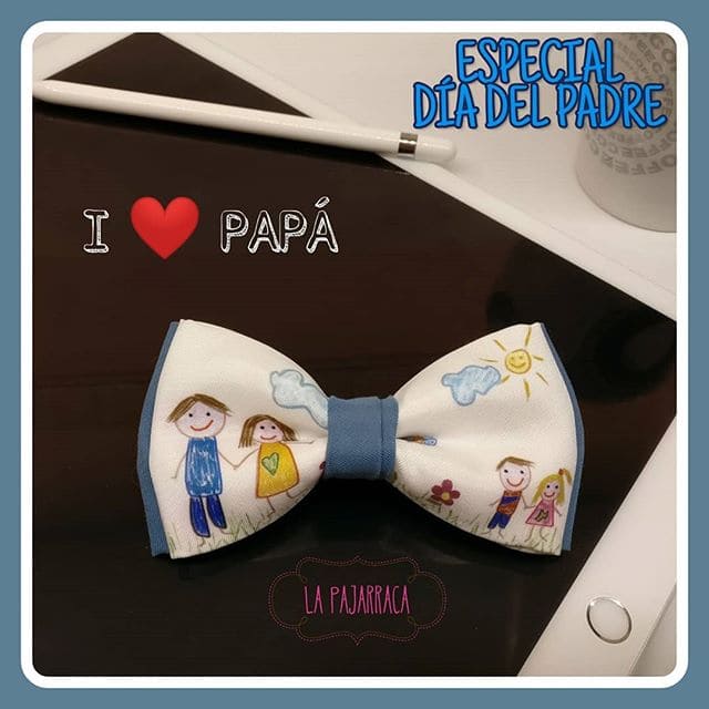 El regalo más original, para el mejor papá, empieza con tu dibujo - Pajaritas Personalizadas La Pajarraca