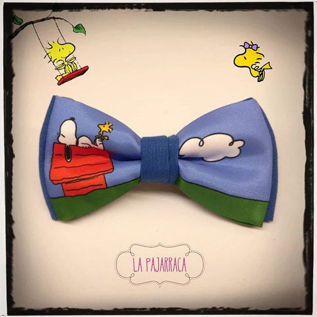 Es la hora de la siesta y Snoopy lo sabe... ZzzZz - Pajaritas Personalizadas La Pajarraca