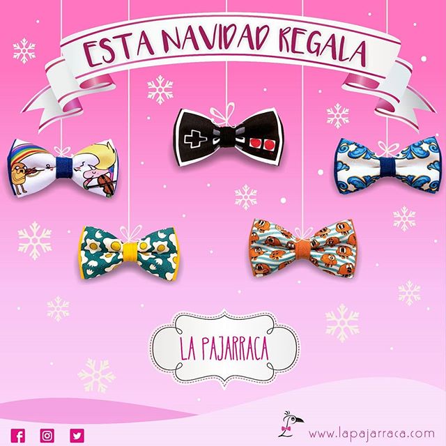 ¿Quieres sorprender con una pajarita personalizada y original? Consúltanos y te ayudaremos a conseguir el regalo perfecto para estas Navidades - Pajaritas Personalizadas La Pajarraca